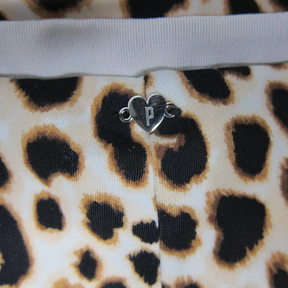 PINK Victoria's Secret Leopard Print Bikini TOP - Picture 8 of 9